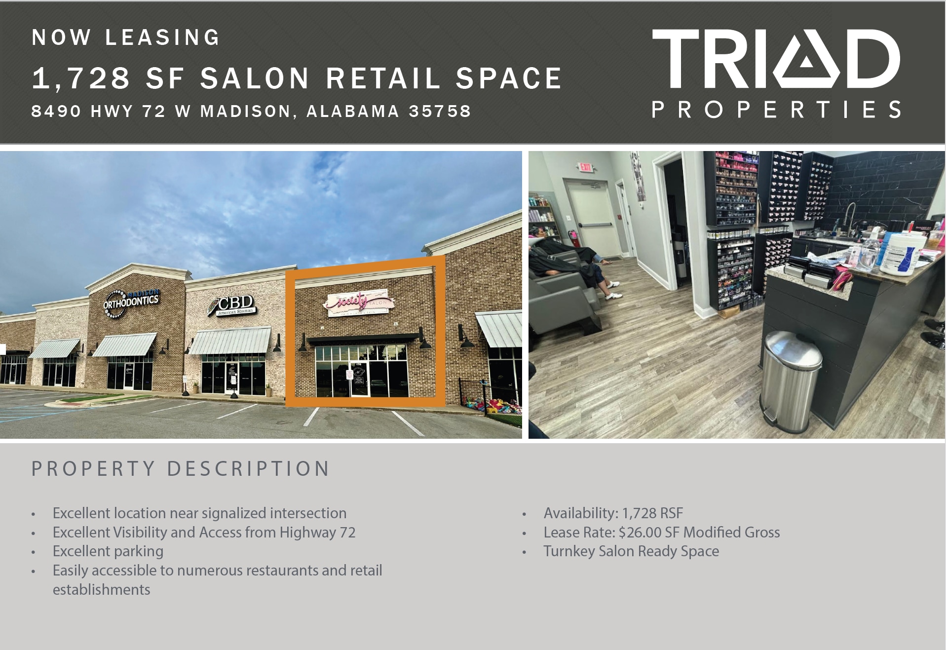 8490 Hwy 72 W, Madison, AL for lease Building Photo- Image 1 of 4