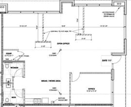 2325 W Guadalupe Rd, Gilbert, AZ for lease Floor Plan- Image 1 of 3
