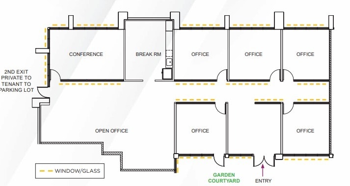 525 Middlefield Rd, Menlo Park, CA for lease Floor Plan- Image 1 of 1