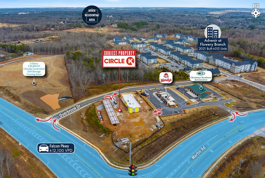 4207 Martin Rd, Flowery Branch, GA 30542 CircleK