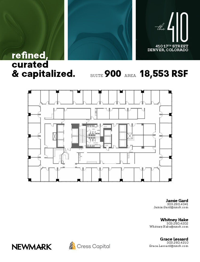 410 17th St, Denver, CO for lease Floor Plan- Image 1 of 1