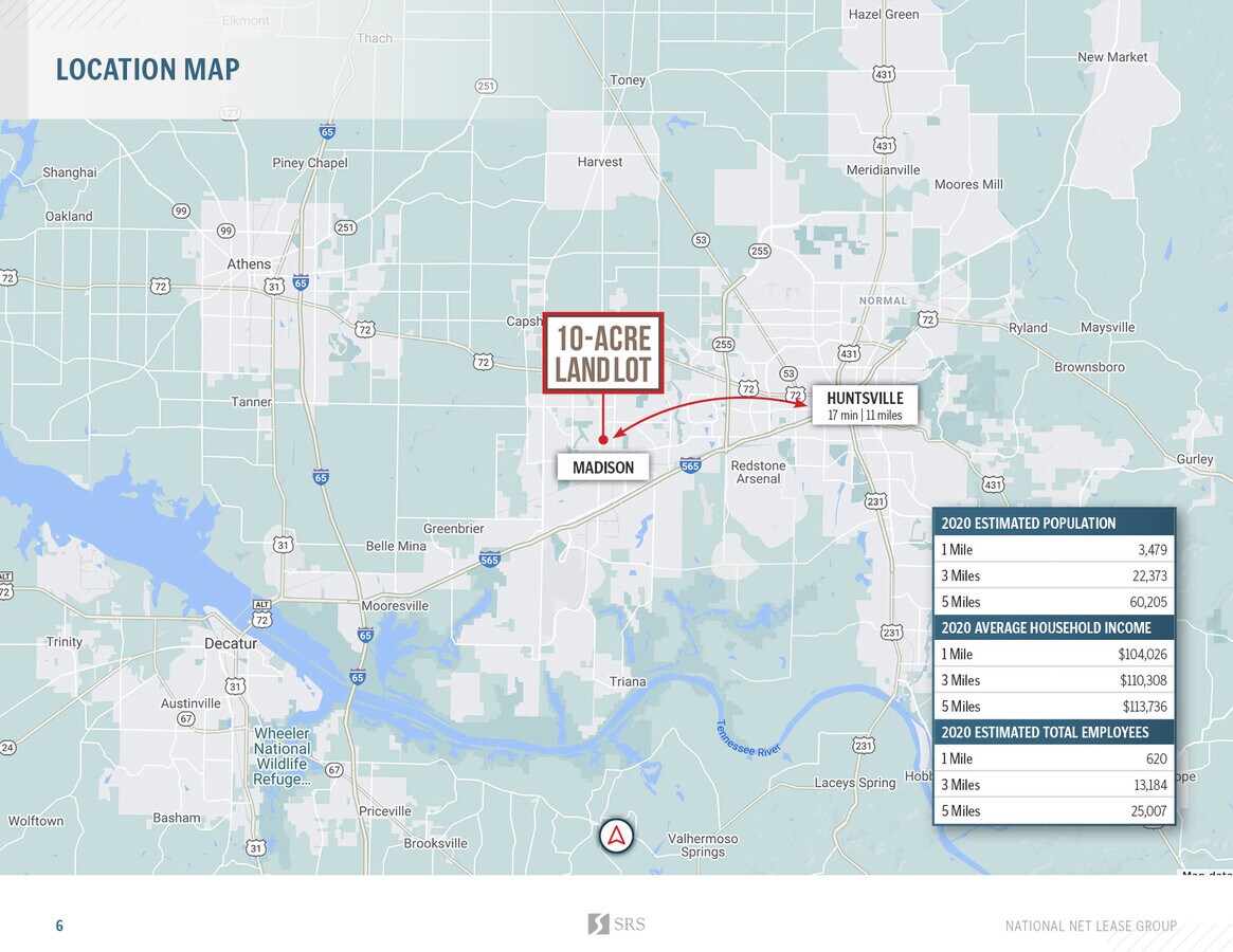 SEC of Country Line Road and Palmer Road, Madison, AL 35758