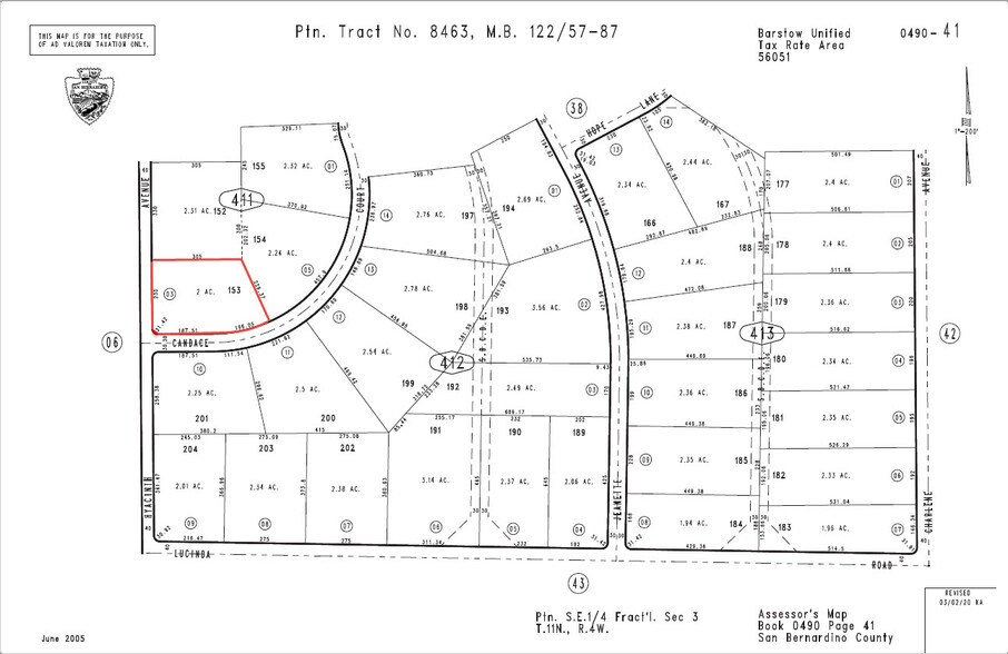 Candace Ave, Hinkley, CA for sale - Aerial - Image 1 of 1