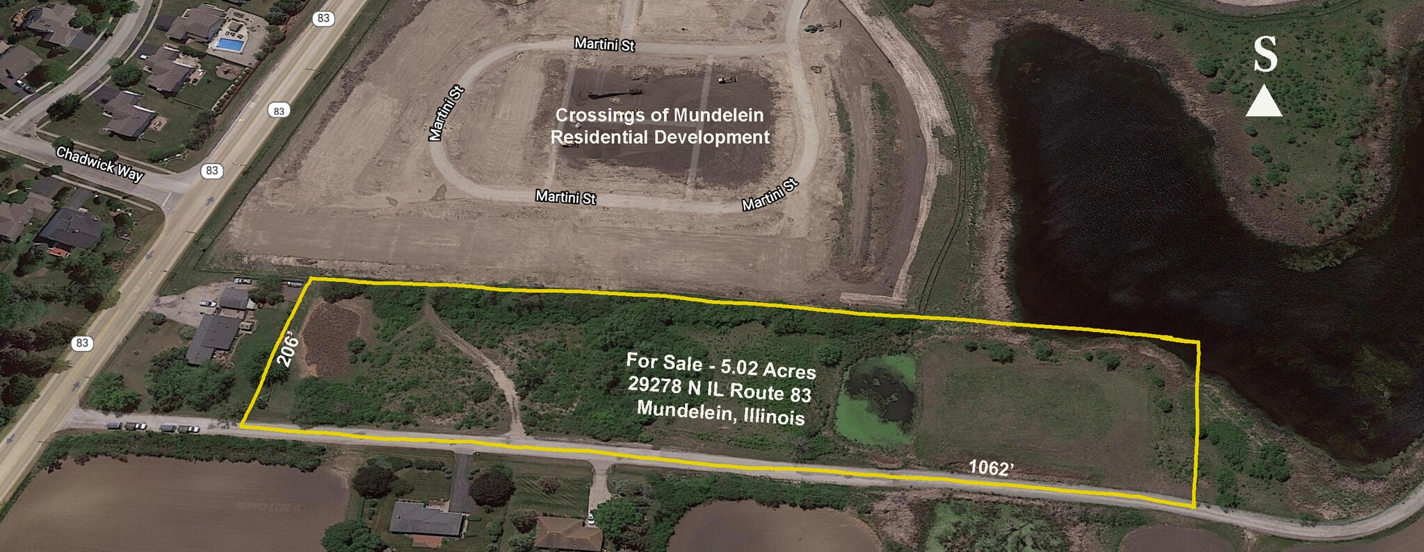 29278 N Il Route 83, Mundelein, IL for sale Aerial- Image 1 of 3