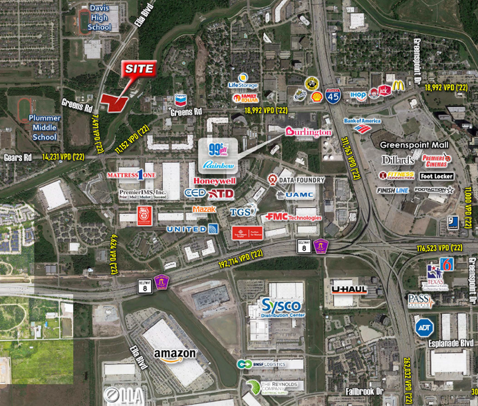 Ella Blvd & Greens Rd, Houston, TX for sale - Building Photo - Image 2 of 2