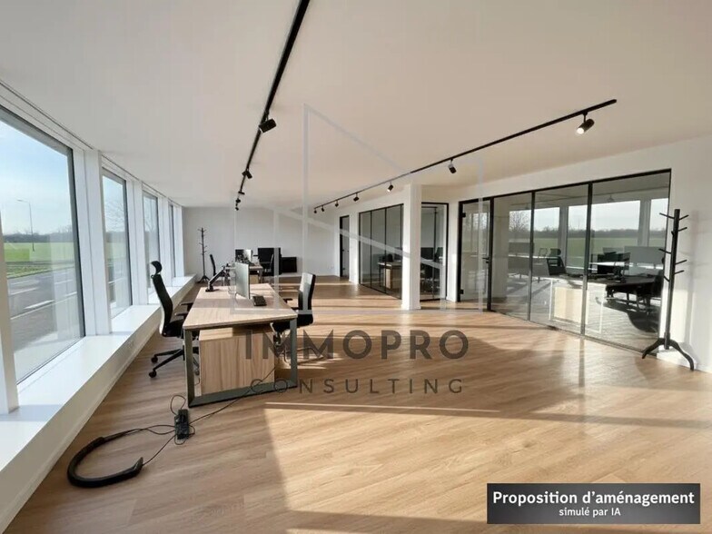 Office in Isneauville for lease - Interior Photo - Image 1 of 3