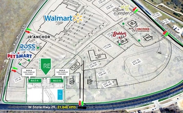 8660 W State Highway, Georgetown, TX - AERIAL  map view - Image1