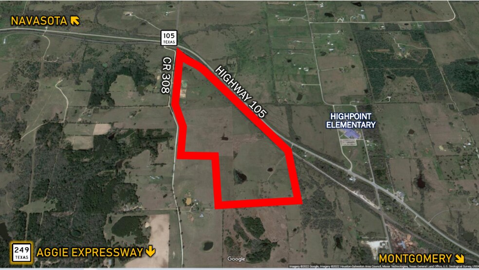 ± 39 Acres Near Highway 105, Navasota, TX 77868 Land for Sale
