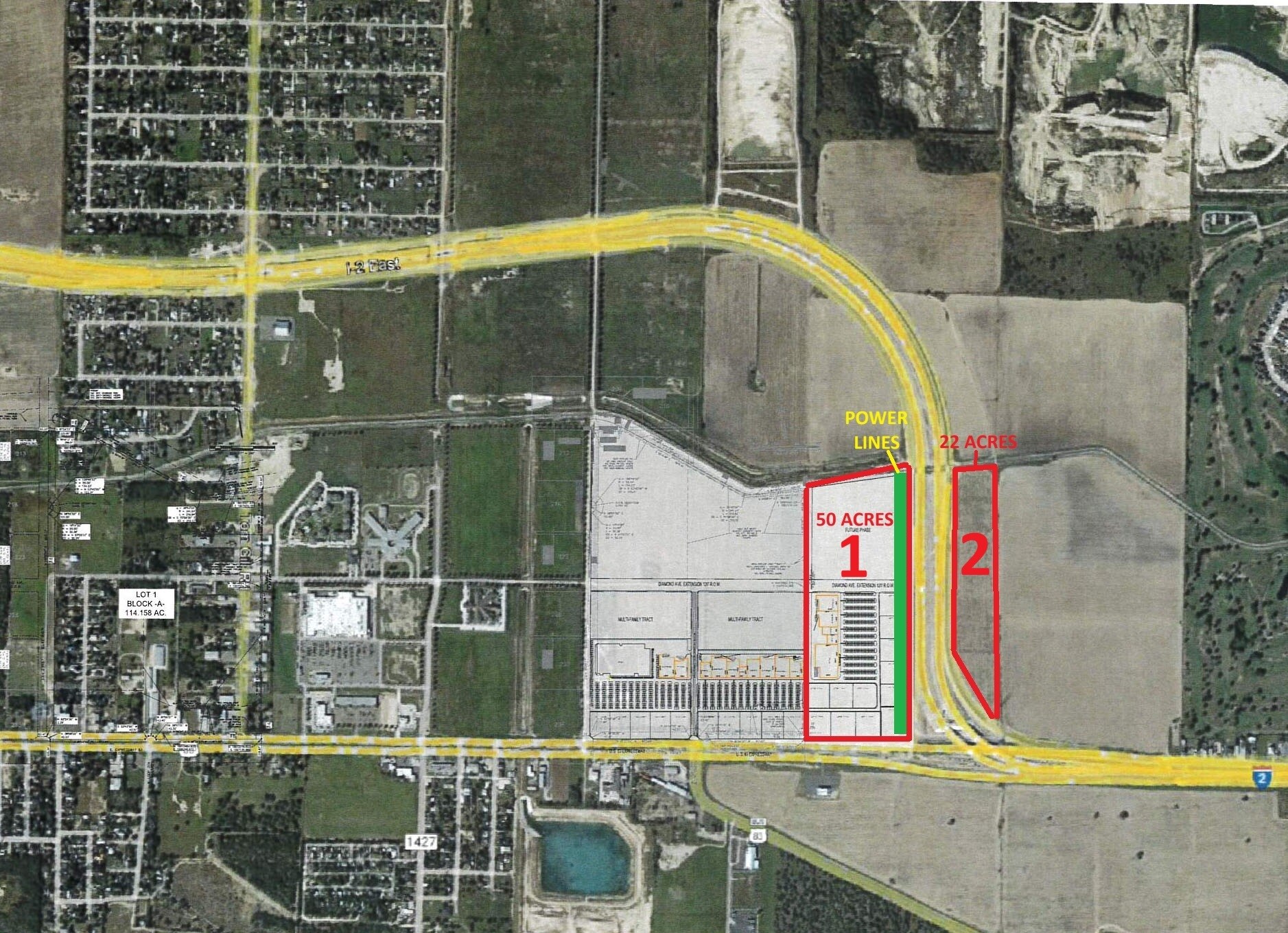 US Highway 83, Penitas, TX for sale Aerial- Image 1 of 8