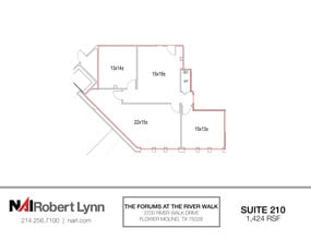 3700 River Walk Dr, Flower Mound, TX for lease Floor Plan- Image 1 of 1