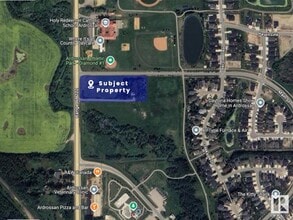 53109 Range Road 222, Ardrossan, AB - AERIAL  map view