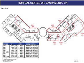 8880 Cal Center Dr, Sacramento, CA for lease Floor Plan- Image 1 of 2