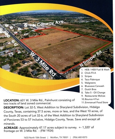 601 W Mile 3 Rd, Palmhurst, TX for sale - Building Photo - Image 1 of 7