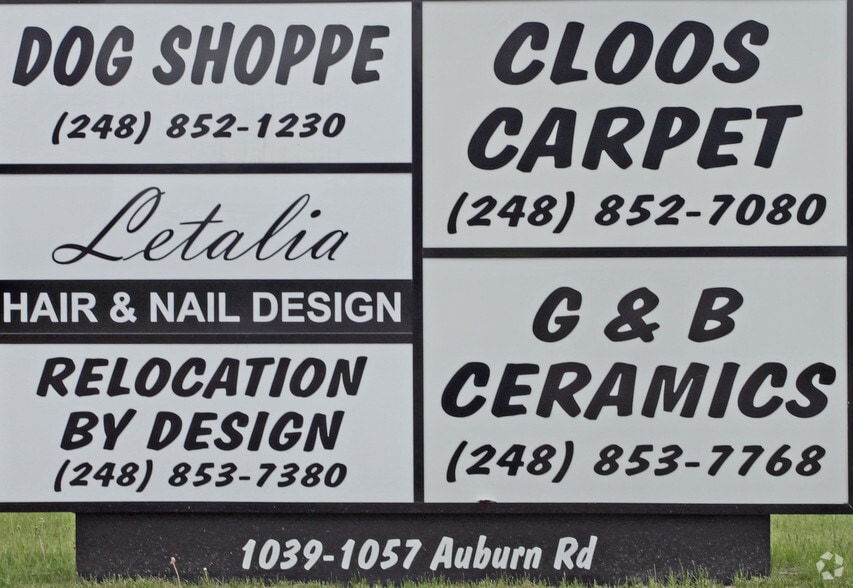 1039-1057 E Auburn Rd, Rochester Hills, MI for lease - Building Photo - Image 2 of 3