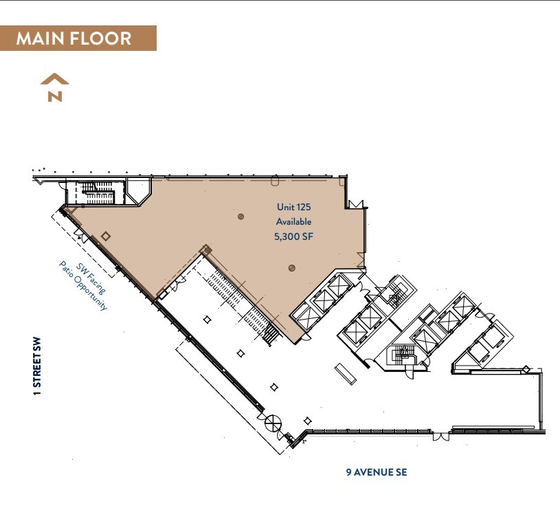 150 9th Ave SW, Calgary, AB for lease Typical Floor Plan- Image 1 of 1