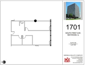 1701 S 1st Ave, Maywood, IL for lease Floor Plan- Image 1 of 7