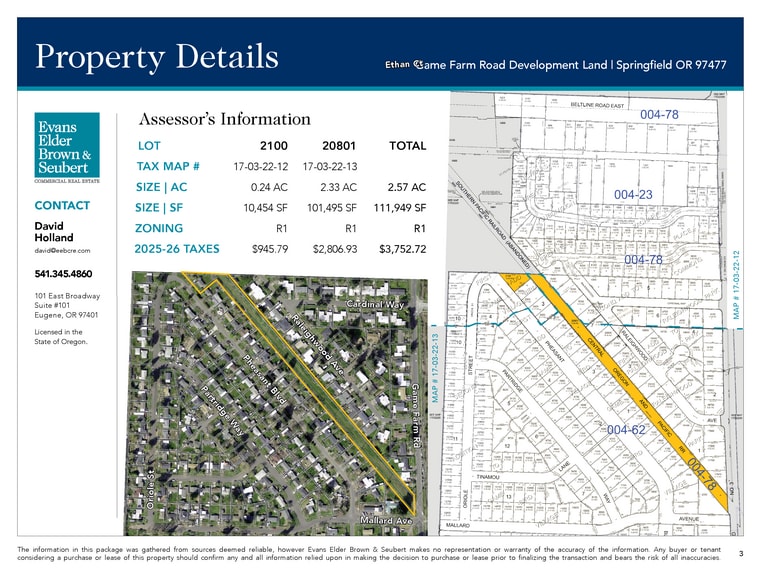 Game Farm Rd Development Land, Springfield, OR for sale - Building Photo - Image 3 of 10