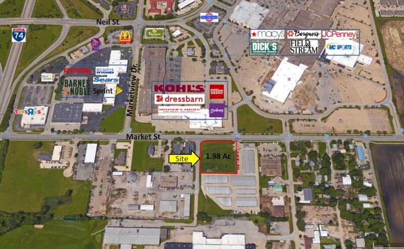 2202 N Market St Champaign Il 61822 Commercial Land For Sale