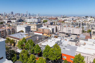 537 Valencia St, San Francisco, CA - aerial  map view