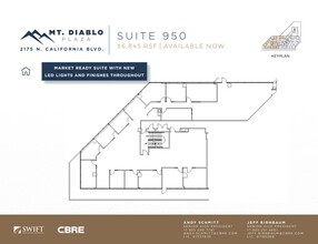 2175 N California Blvd, Walnut Creek, CA for lease Floor Plan- Image 1 of 1