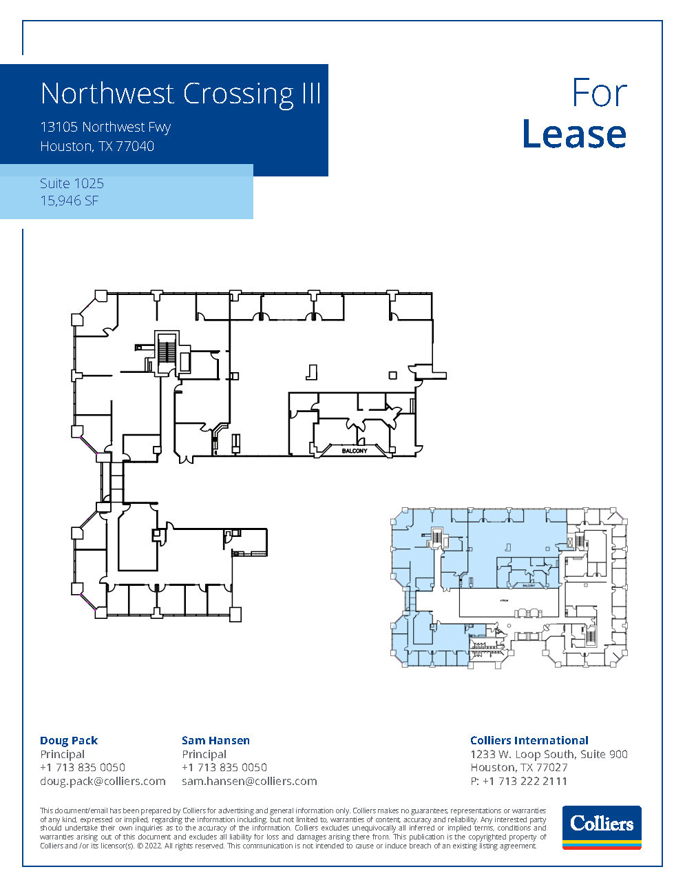 13105 Northwest Fwy, Houston, TX for lease Floor Plan- Image 1 of 1