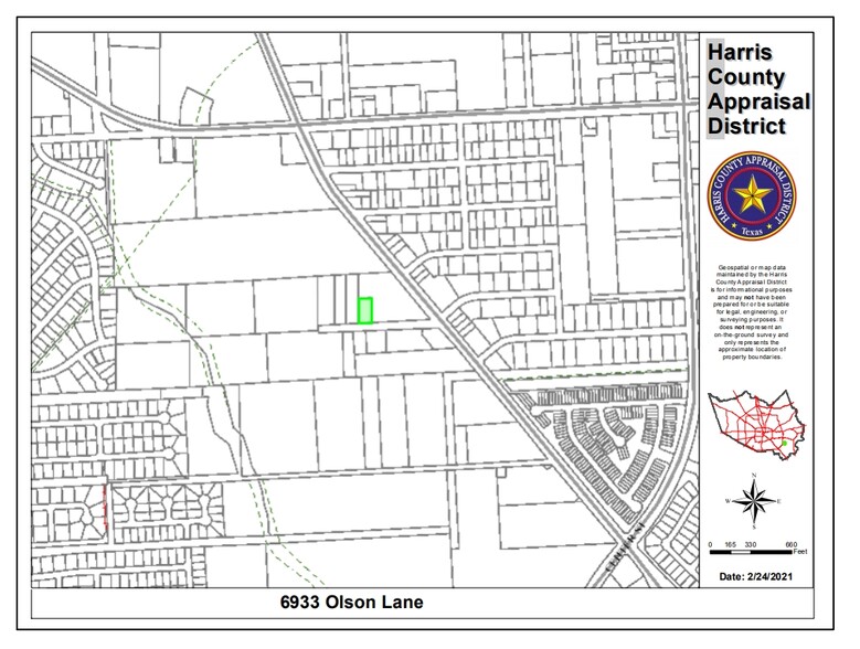 6933 Olson Ln, Pasadena, TX for sale - Plat Map - Image 2 of 29