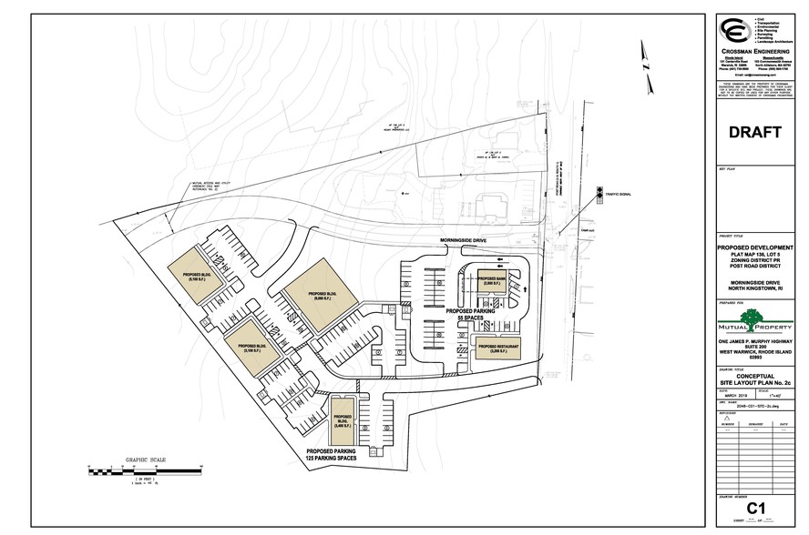 7373 Post Rd, North Kingstown, RI for lease - Site Plan - Image 2 of 3