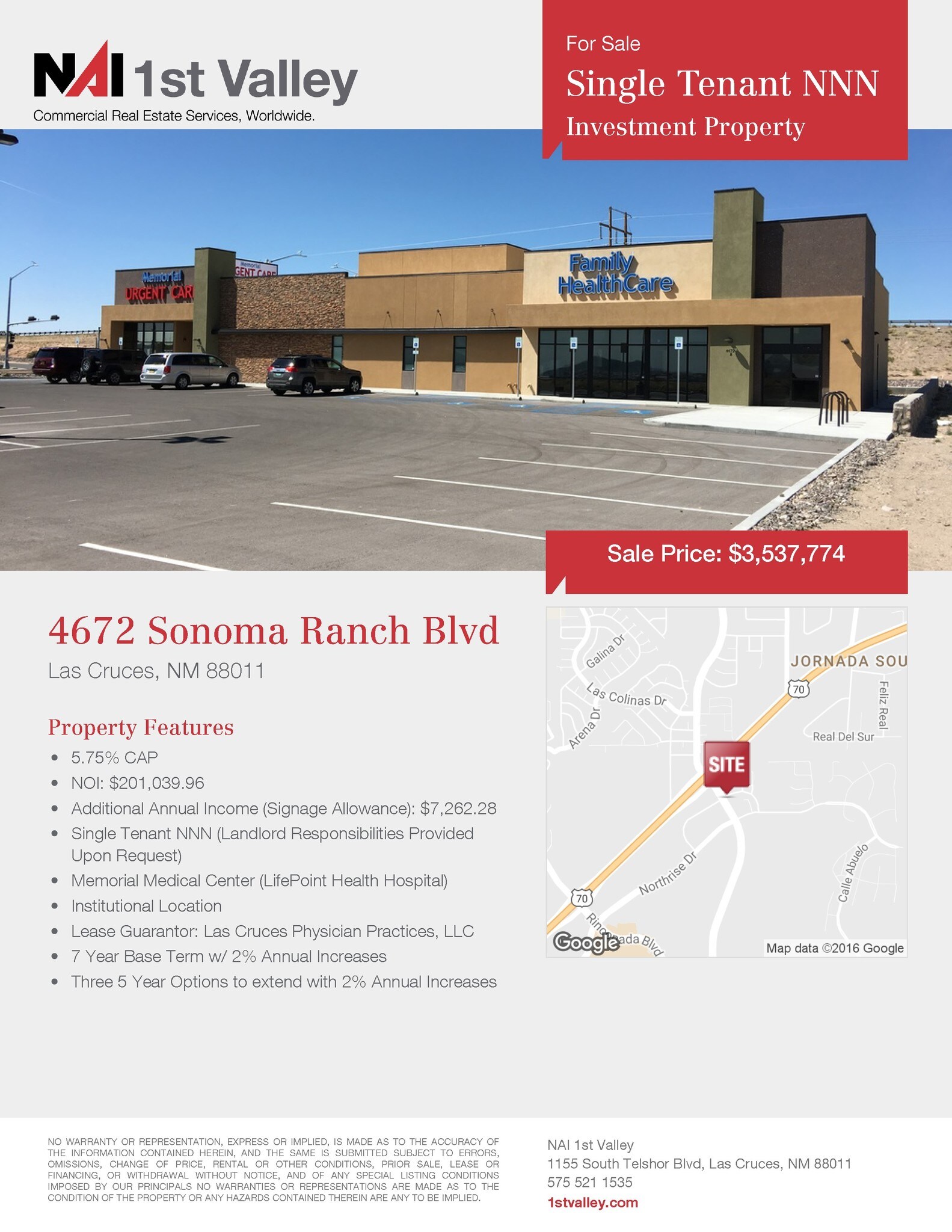 4672 Sonoma Ranch Blvd, Las Cruces, NM for sale Building Photo- Image 1 of 1