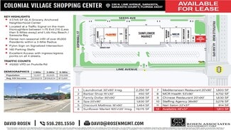 More details for 110-290 Lime Ave, Sarasota, FL - Retail for Lease