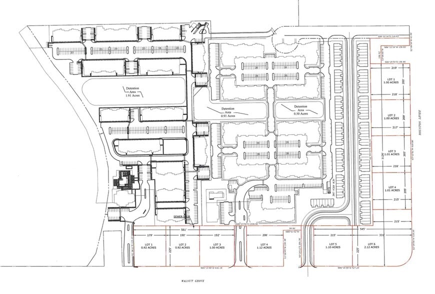 253 Houston Levee Road Rd, Cordova, TN for sale - Site Plan - Image 1 of 3