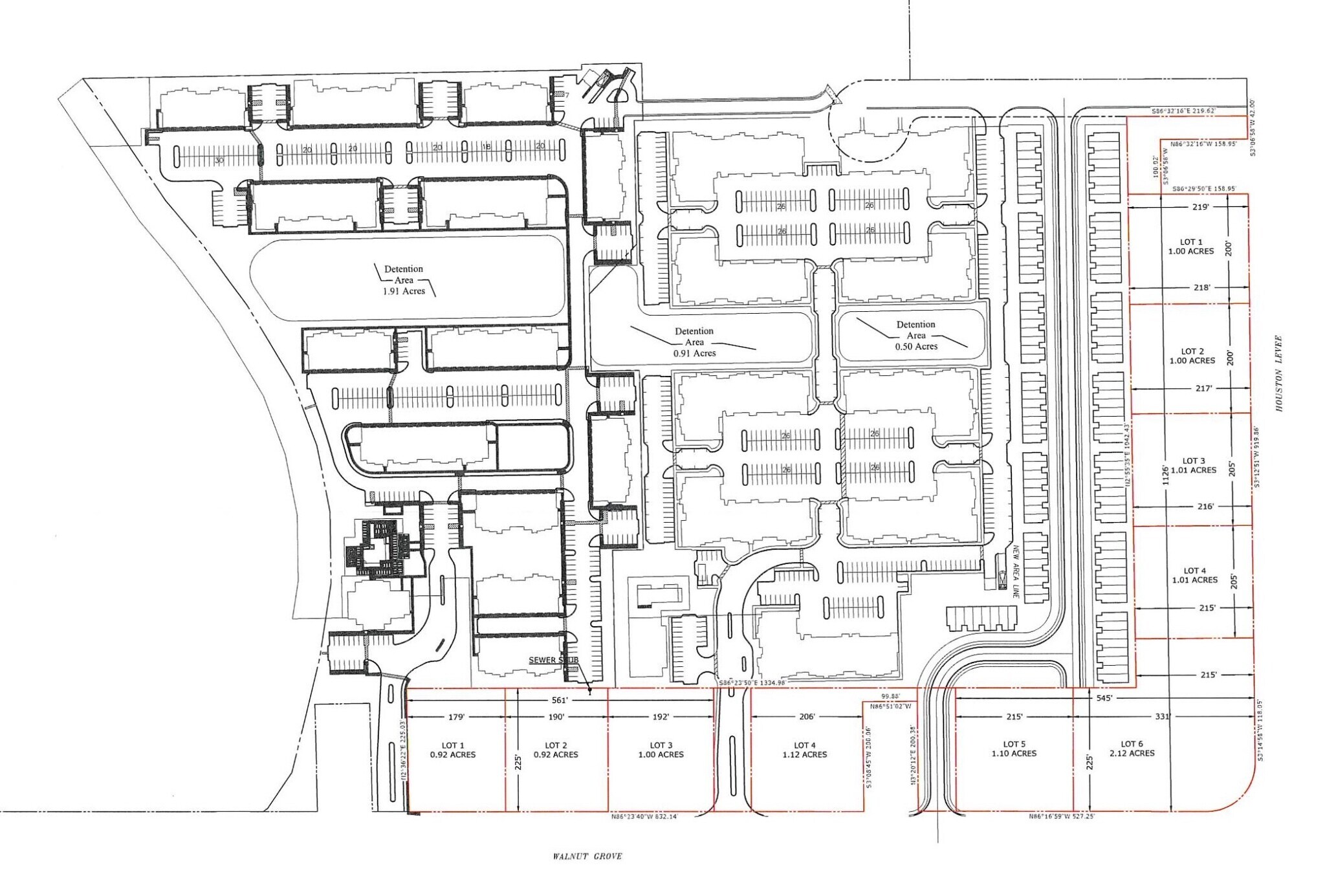 253 Houston Levee Road Rd, Cordova, TN for sale Site Plan- Image 1 of 4