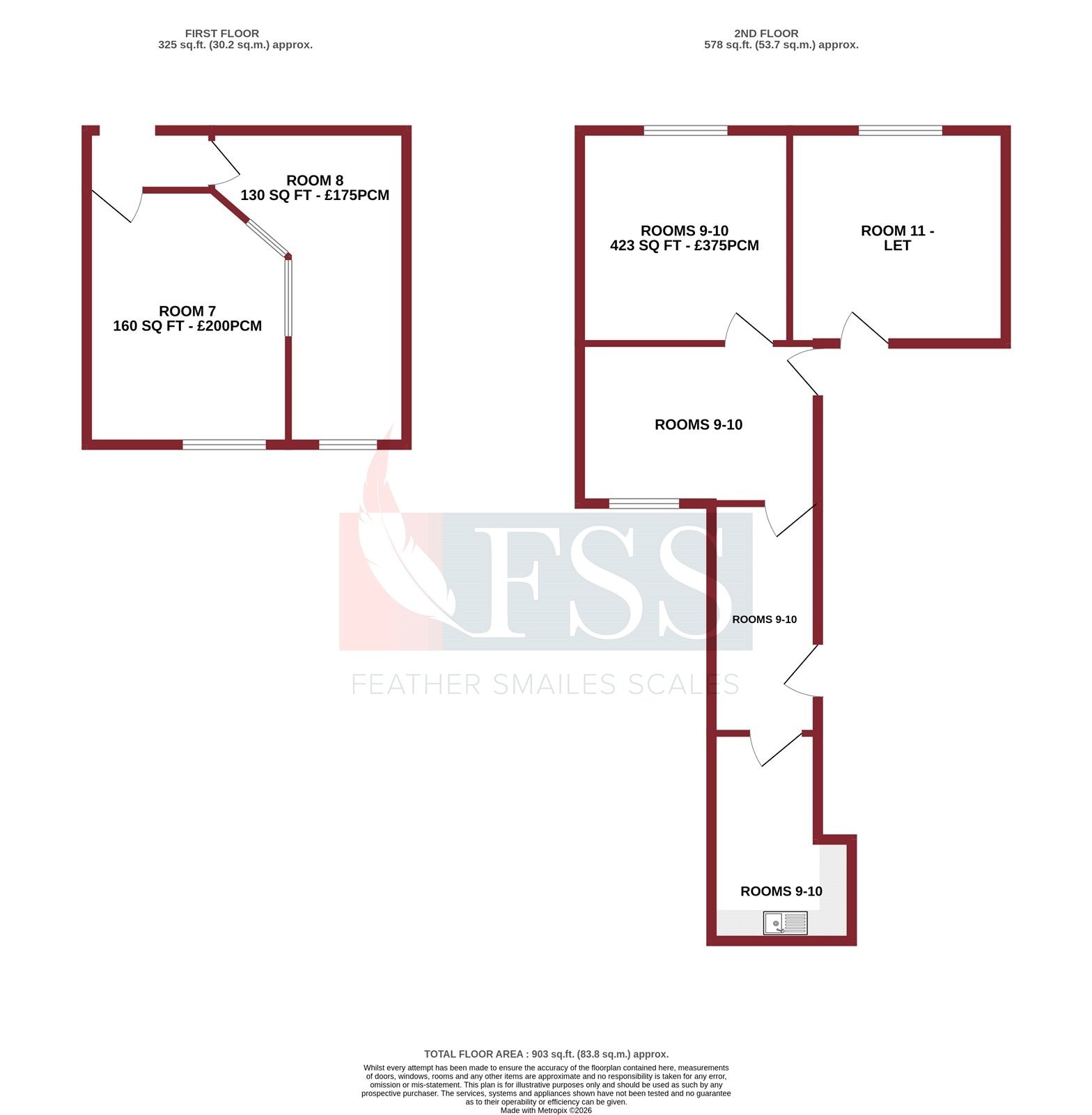34 Market Pl S, Ripon for lease Floor Plan- Image 1 of 6