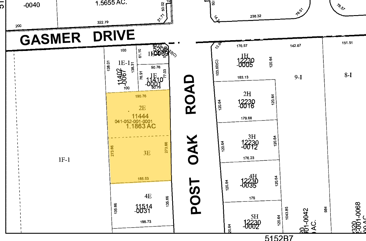 11444 S Post Oak Rd, Houston, TX for sale Plat Map- Image 1 of 1