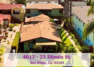 4017-4023 Illinois St, San Diego, CA - aerial  map view - Image1