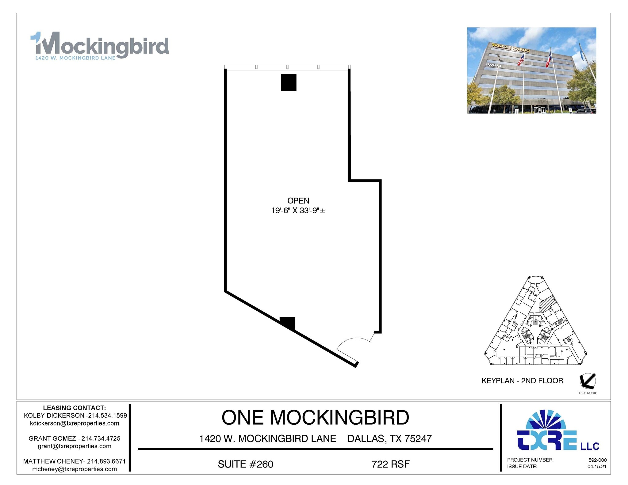1420 W Mockingbird Ln, Dallas, TX for lease Floor Plan- Image 1 of 1