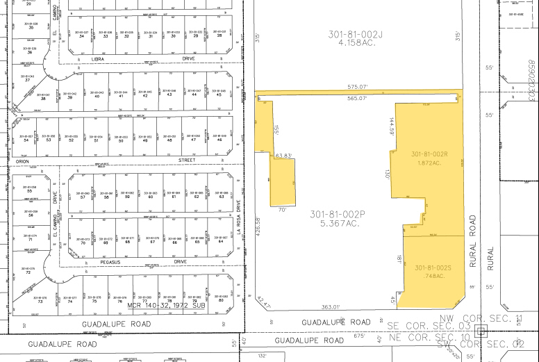 6330 S Rural Rd, Tempe, AZ for lease - Plat Map - Image 3 of 6