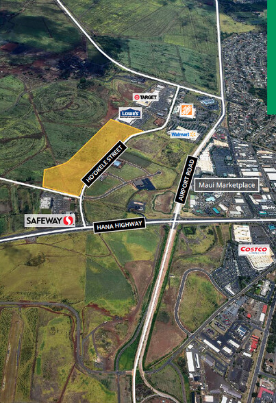 Hookele St & Pulehu St, Kahului, HI for sale - Aerial - Image 1 of 2