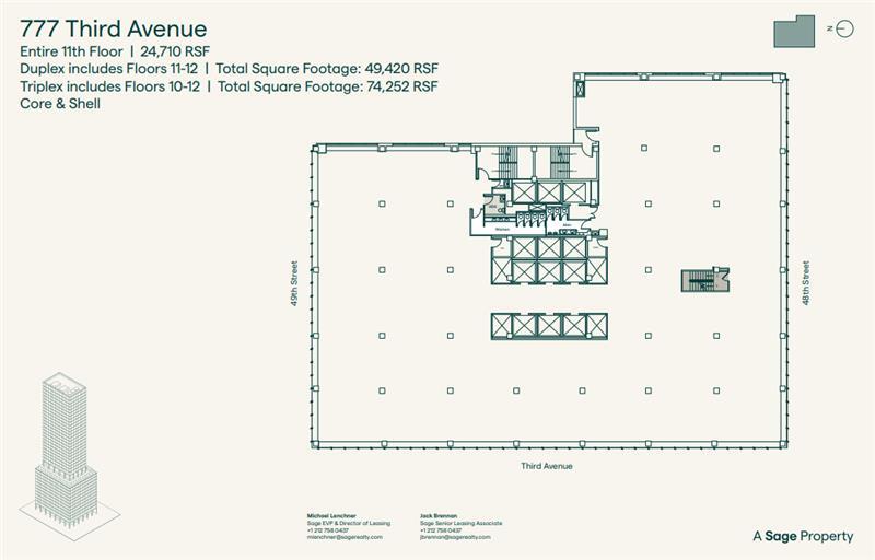 777 Third Ave, New York, NY for lease Floor Plan- Image 1 of 1