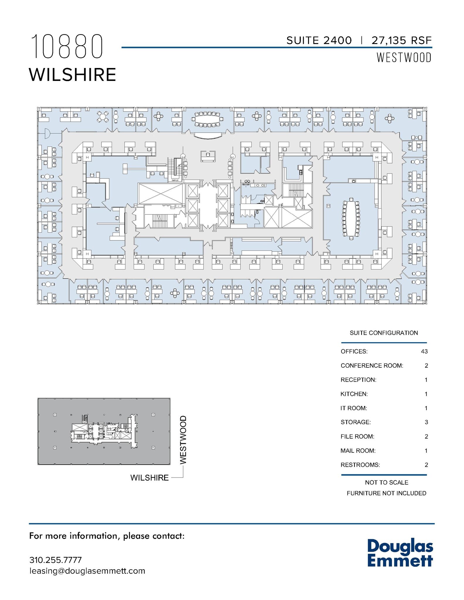 10880 Wilshire Blvd, Los Angeles, CA for lease Floor Plan- Image 1 of 1