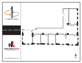 100 N LaSalle St, Chicago, IL for lease Floor Plan- Image 1 of 1