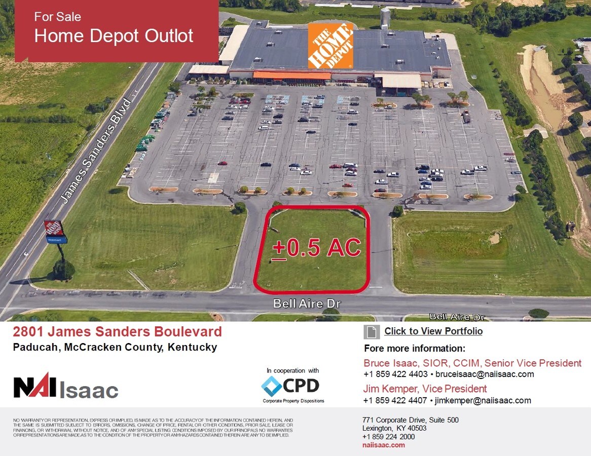 2801 James Sanders Blvd, Paducah, KY 42001 Land for Sale