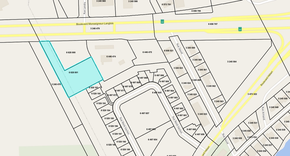 3010 Boul Monseigneur-Langlois, Salaberry-de-valleyfield, QC for lease - Plat Map - Image 1 of 1