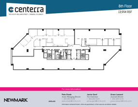 1873 S Bellaire St, Denver, CO for lease Floor Plan- Image 2 of 2