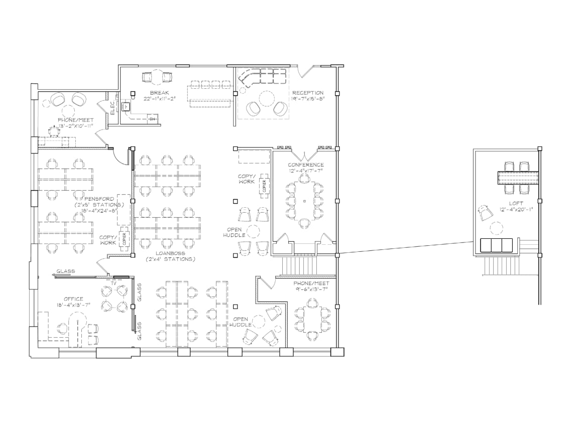 1300 S Mint St, Charlotte, NC for lease Floor Plan- Image 1 of 1