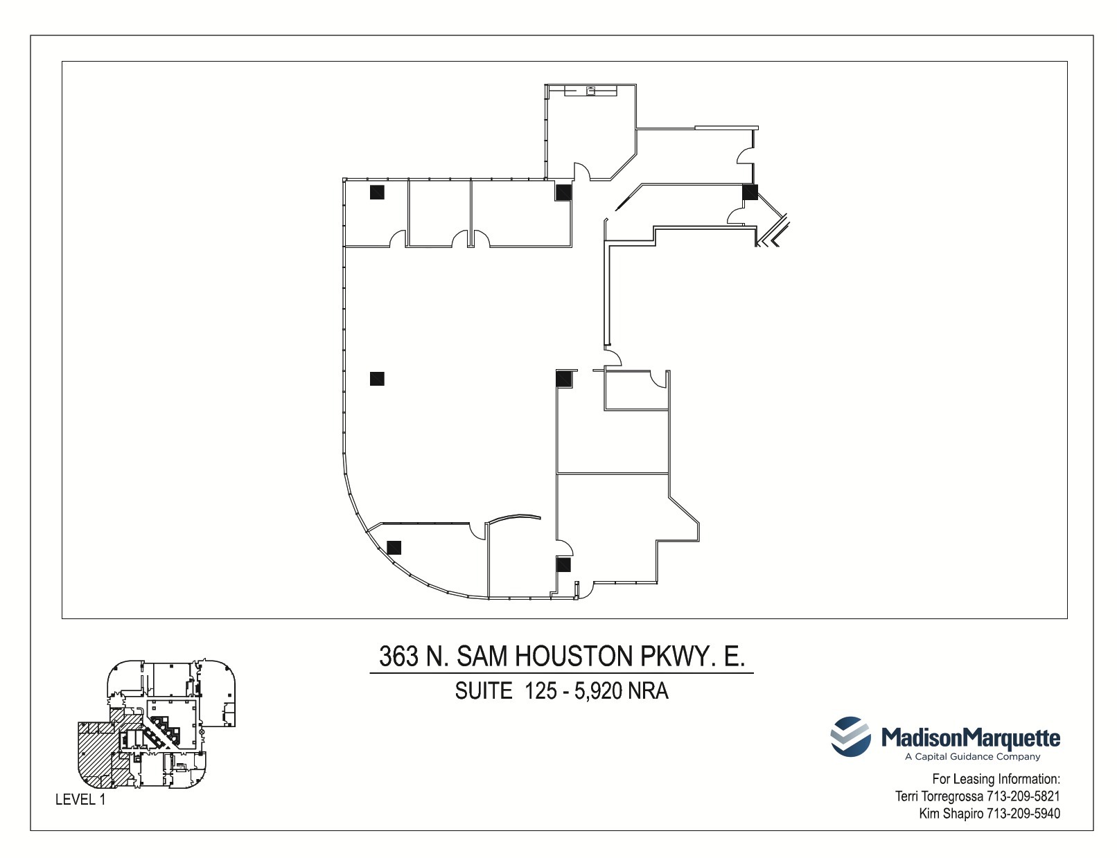 363 N Sam Houston Pky E, Houston, TX for lease Floor Plan- Image 1 of 1