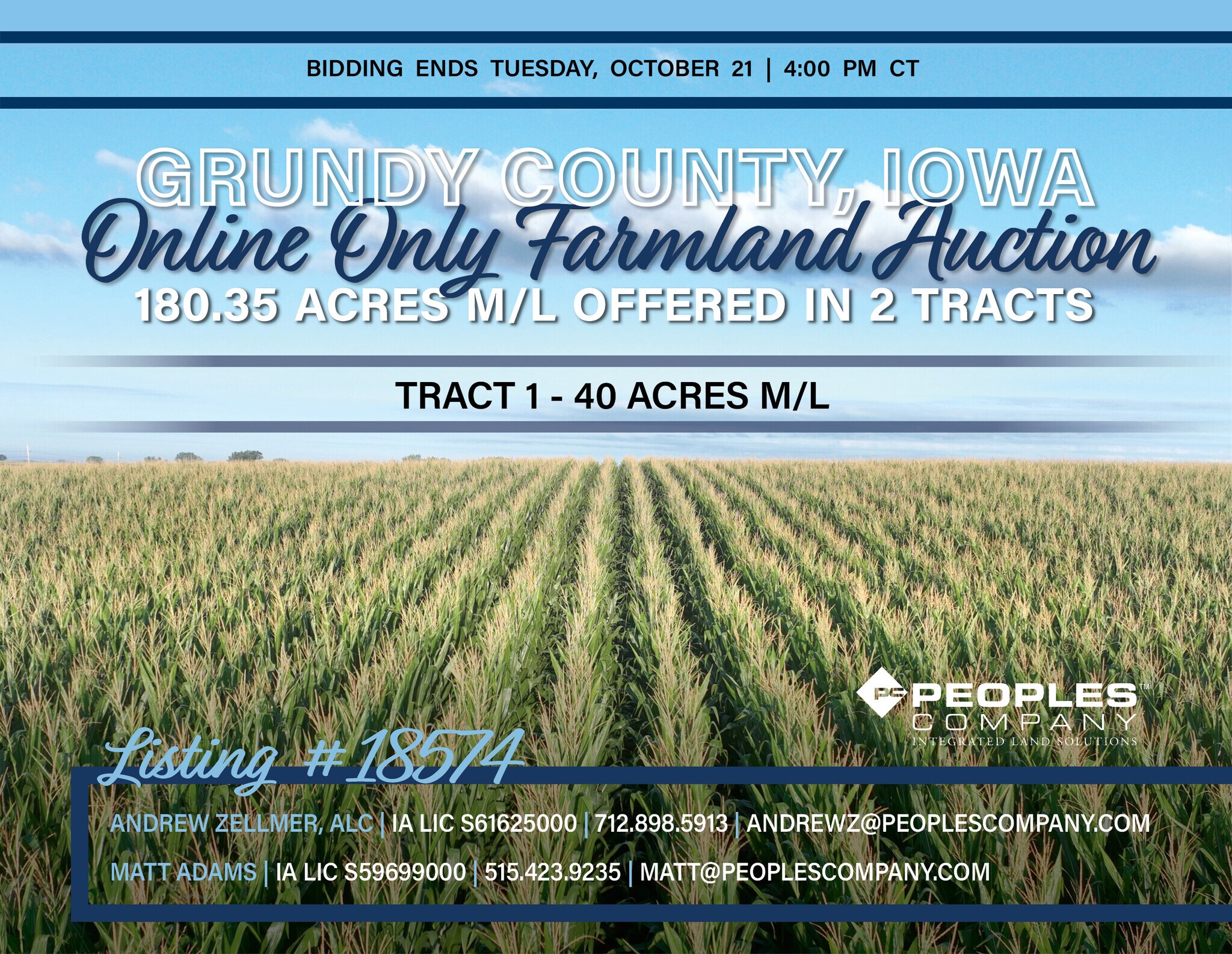 01 310th Street, Conrad, IA for sale Building Photo- Image 1 of 11