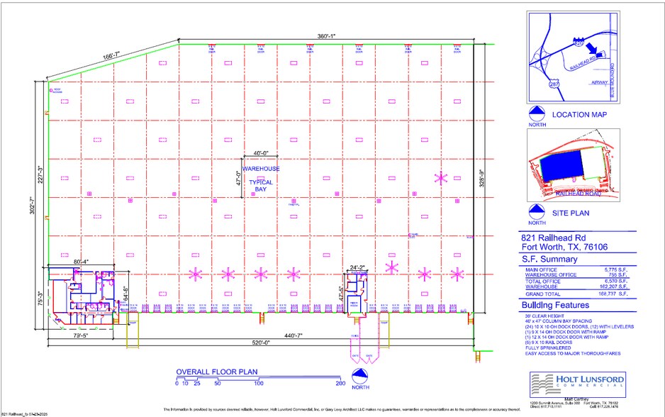 801-841 Railhead Rd, Fort Worth, TX for lease - Site Plan - Image 2 of 6