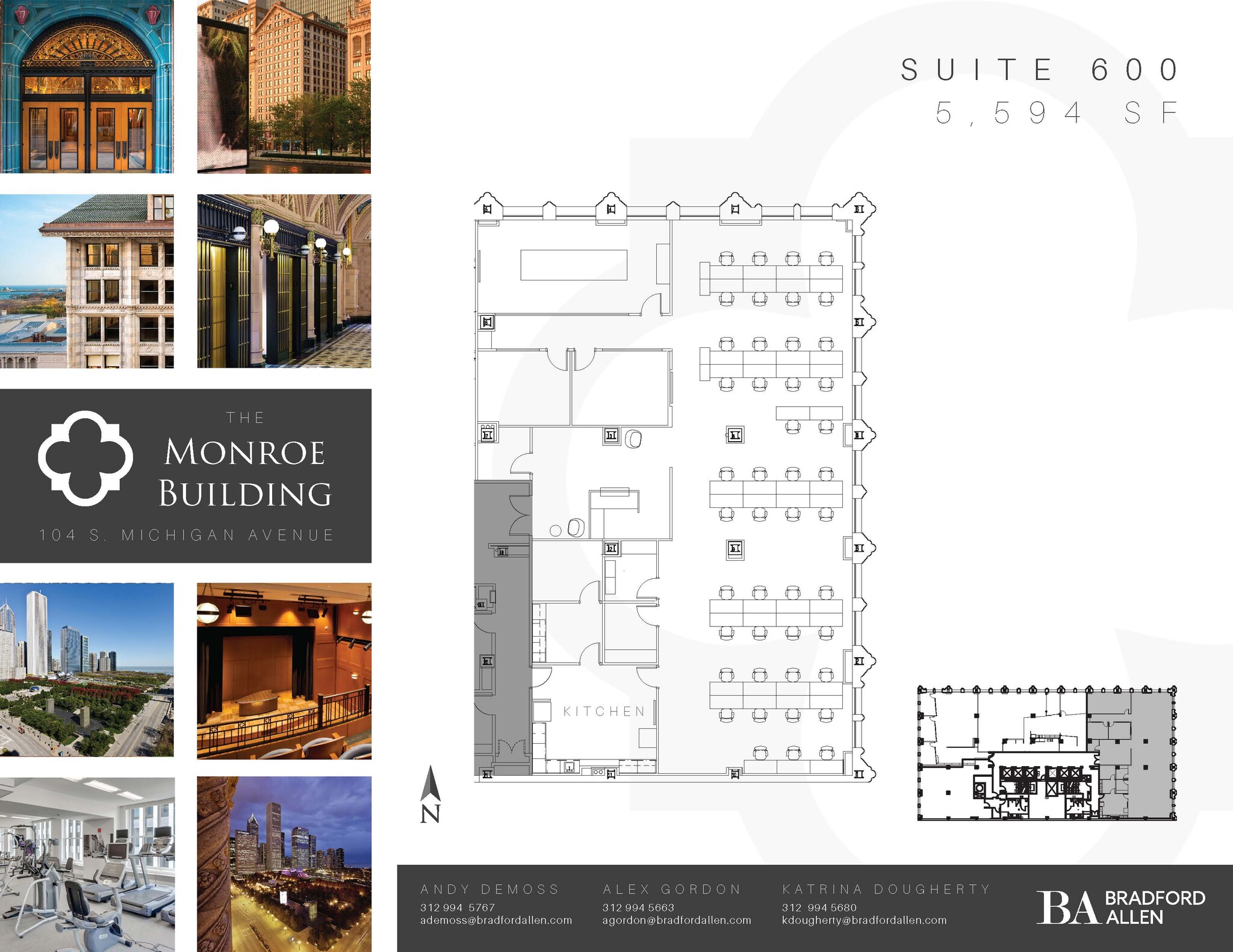 104 S Michigan Ave, Chicago, IL for lease Floor Plan- Image 1 of 3