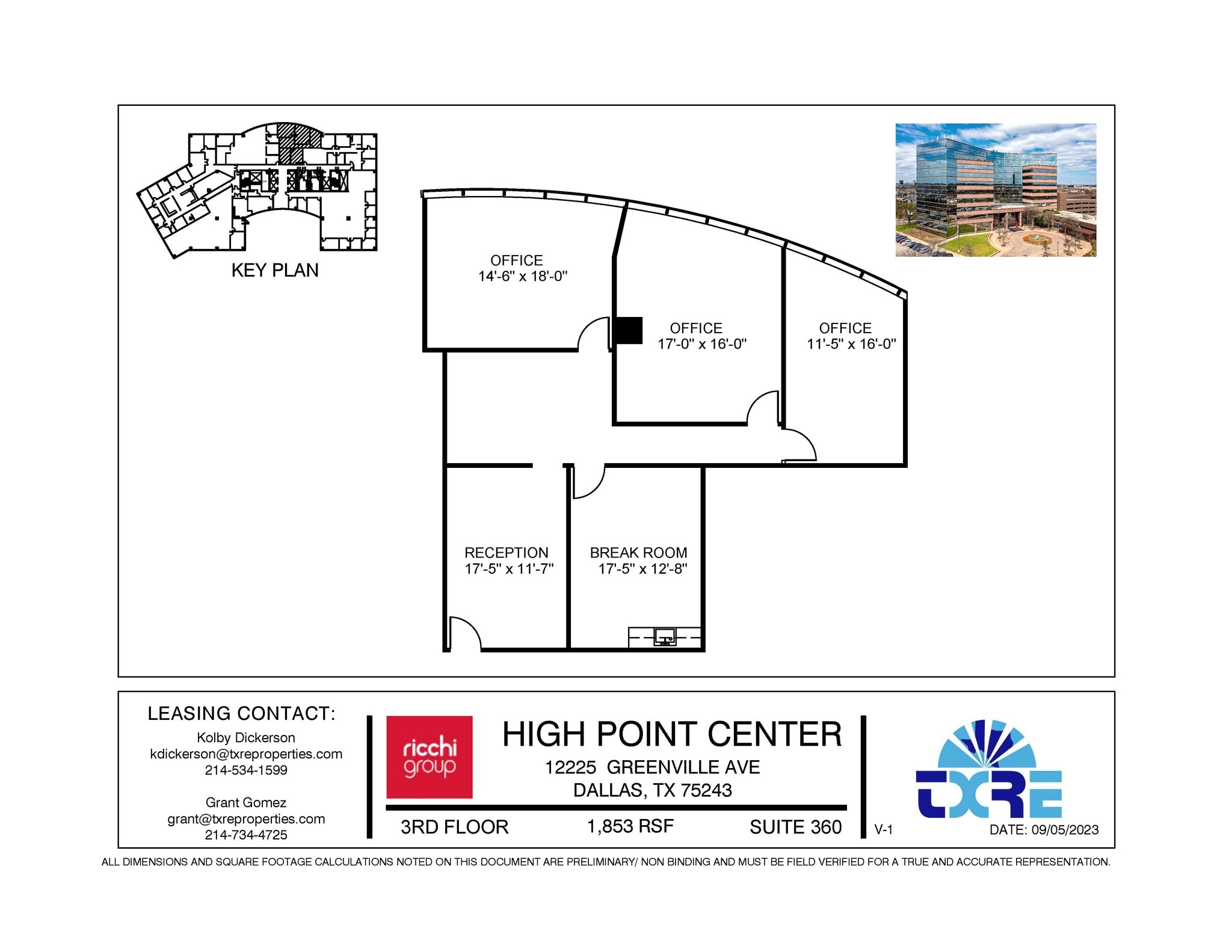 12225 Greenville Ave, Dallas, TX for lease Floor Plan- Image 1 of 1