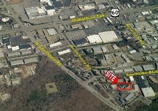 519-525 Branchway Rd, North Chesterfield, VA - AERIAL  map view